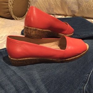 Orange Open Toe Shoe